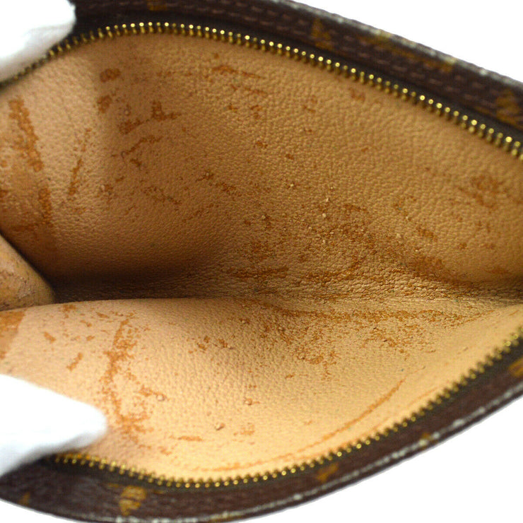 LOUIS VUITTON BUCKET PM PURSE ATTACHED POUCH BAG MONOGRAM CANVAS AR1927 31263