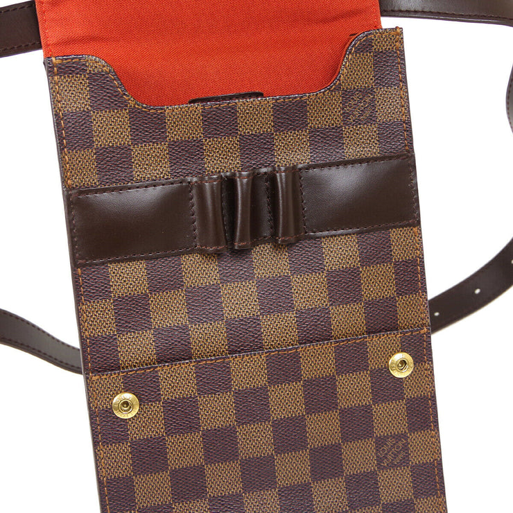 Louis Vuitton N45271 Portobello Damier Ebene Shoulder Bag Canvas Ladies Louis Vuitton