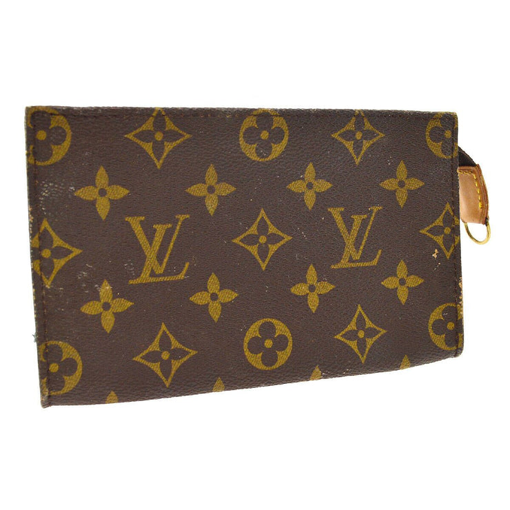 LOUIS VUITTON BUCKET PM ATTACHED POUCH PURSE MONOGRAM CANVAS AR0917 05797