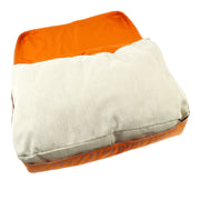 HERMES Housse De Voyage MM Travel Silk Cushion Cover Orange A FM 009 PM 03374