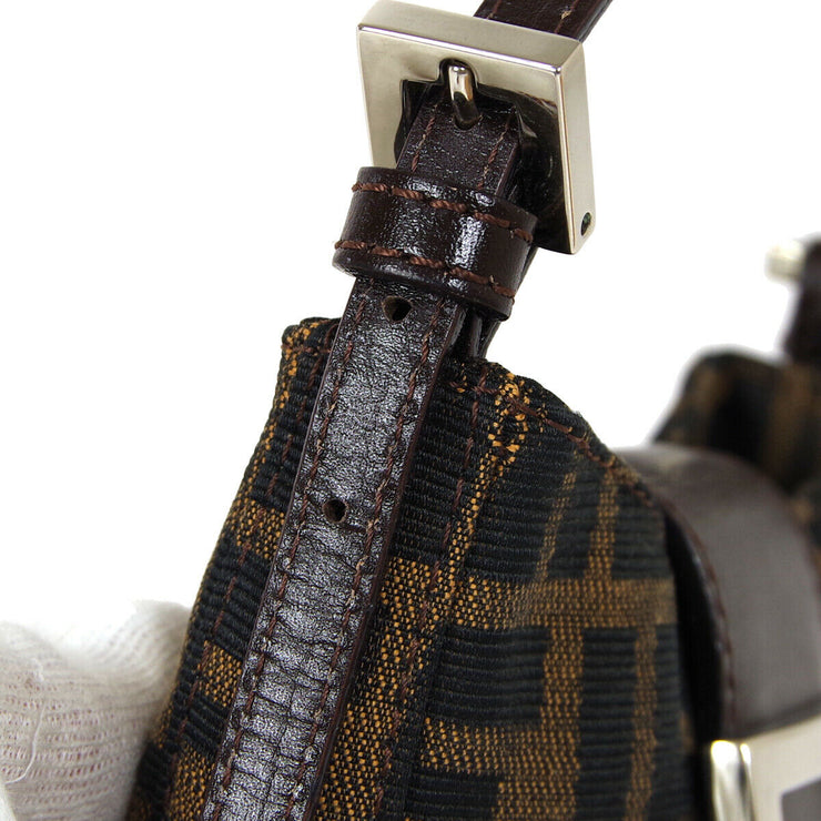 FENDI Zucca Mini Hand Bag Brown 91551