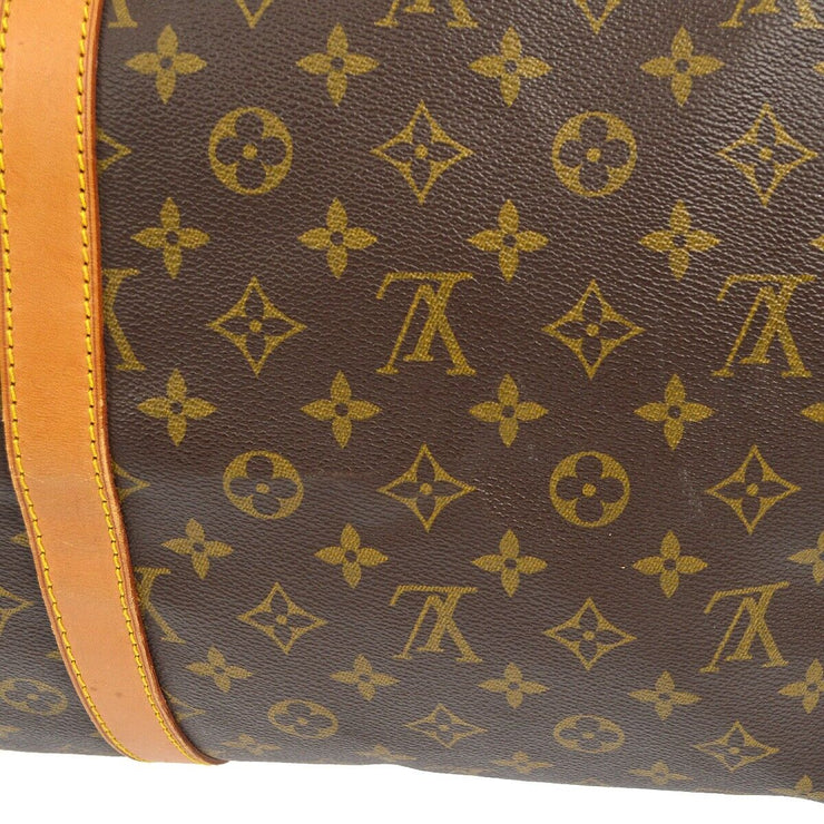 LOUIS VUITTON MONOGRAM PURSE KEEPALL 55 TRAVEL HANDBAG M41424 MI0912 86657