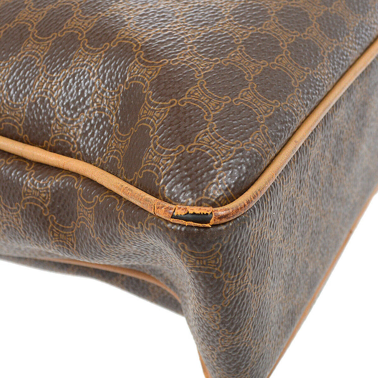 CELINE Macadam Pattern Hand Business Bag Brown 72778