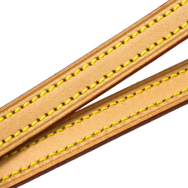 LOUIS VUITTON Logos Shoulder Strap Brown Leather Handbag Accessories 31034
