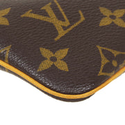 LOUIS VUITTON POCHETTE MILLA PM CHAIN HAND BAG MONOGRAM M60095 60375