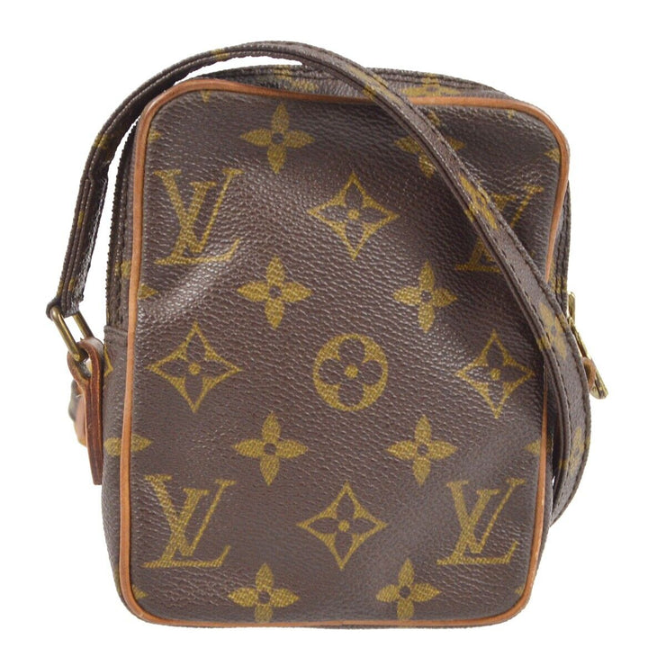 Louis+Vuitton+Danube+Shoulder+Bag+Mini+Brown+Canvas for sale