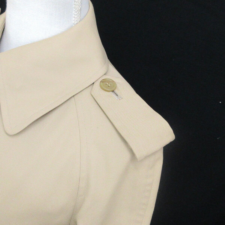 Burberry Long Sleeves Trench Coat Jacket Beige Single Breasted 03875