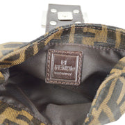 FENDI Zucca Mini Hand Bag Brown 90809