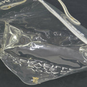 HERMES Vinyl Kelly Beach Hand Bag SOUVENIR DE L'EXPOSITION 1997 Clear AK38327c
