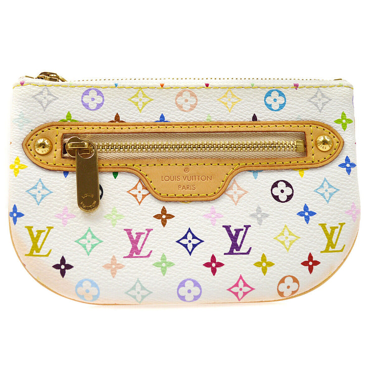coin card holder leather small bag Louis Vuitton Multicolour in