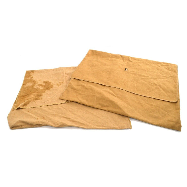Louis Vuitton Dust Bag 10 Set Brown Beige 100% Cotton Authentic 88153