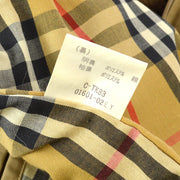 BURBERRY Single Breasted Long Sleeve Coat Jacket Brown Wool 03382