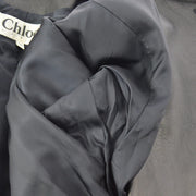 Chloe Double Breasted Long Sleeve Jacket Black #40 AK45789