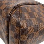 LOUIS VUITTON TOTALLY PM HAND TOTE BAG PURSE DAMIER EBENE N41282 DU2195 57942