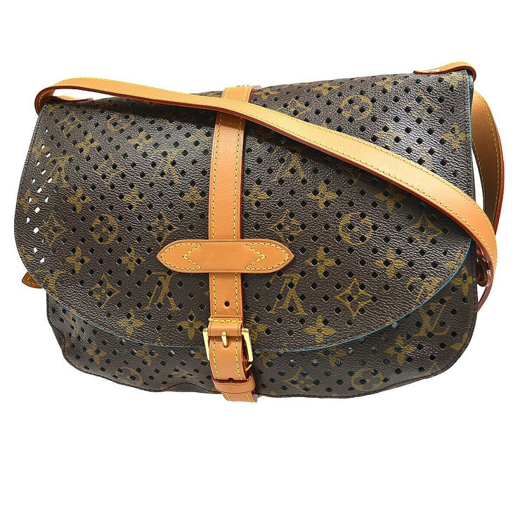 Louis Vuitton Perforated Monogram Canvas and Leather Saumur 30 Bag Louis  Vuitton