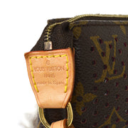 LOUIS VUITTON POCHETTE ACCESSOIRES HAND BAG MONOGRAM PERFO 81201
