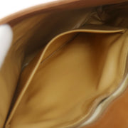CELINE Macadam Horse Carriage Shoulder Bag Purse Brown PVC Leather F/09 33236