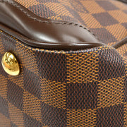 LOUIS VUITTON VERONA PM HAND BAG PURSE DAMIER EBENE N41117 53134