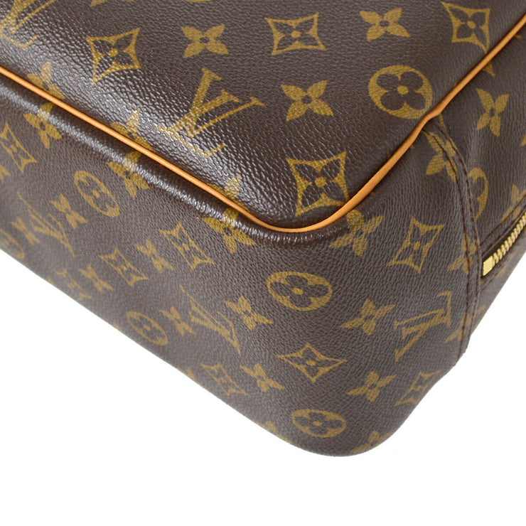 Authentic Louis Vuitton Monogram Deauville Hand Bag M47270 LV
