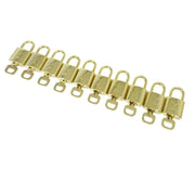 LOUIS VUITTON Padlock & Key Bag Accessories Charm 100 Piece Set Gold 10522