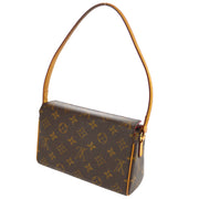 LOUIS VUITTON RECITAL HAND BAG PURSE MONOGRAM CANVAS LEATHER SL0044 70259
