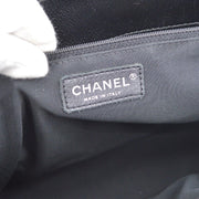 CHANEL Executive 2way Tote Handbag Black Caviar Skin 10768774 47743
