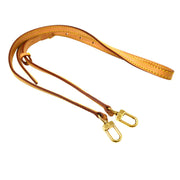 LOUIS VUITTON Logos Shoulder Strap Brown Leather Handbag Accessories 03132