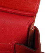 HERMES BIRKIN 35 Handbag Taurillon Clemence Rouge B?F 47741