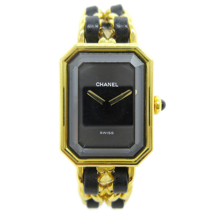 CHANEL Premiere F.E.***** #M Ladies Quartz Wristwatch PLAQUE OR G 20M 70587