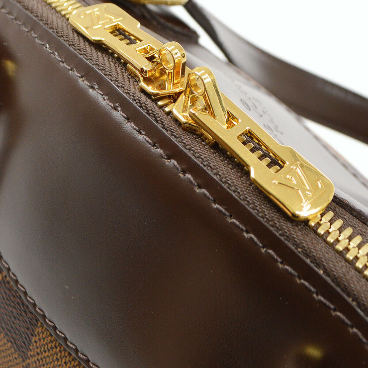 LOUIS VUITTON VERONA PM HAND BAG DU2104 PURSE DAMIER EBENE N41117 20157