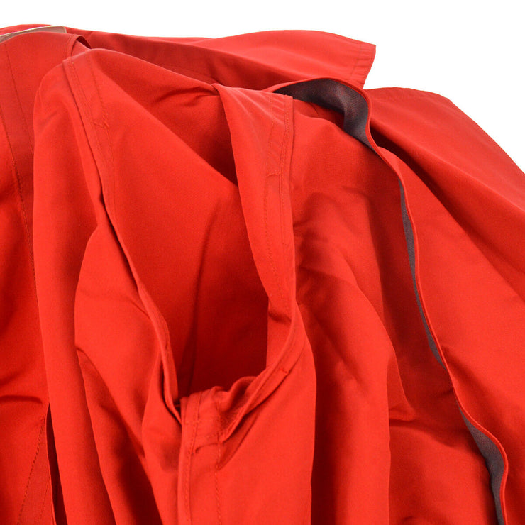 CHANEL CC Logos Long Sleeve Coat Jacket Red #36 S07774k