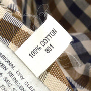 Aquascutum Single Breasted Trench Coat Jacket Beige Cotton 02302