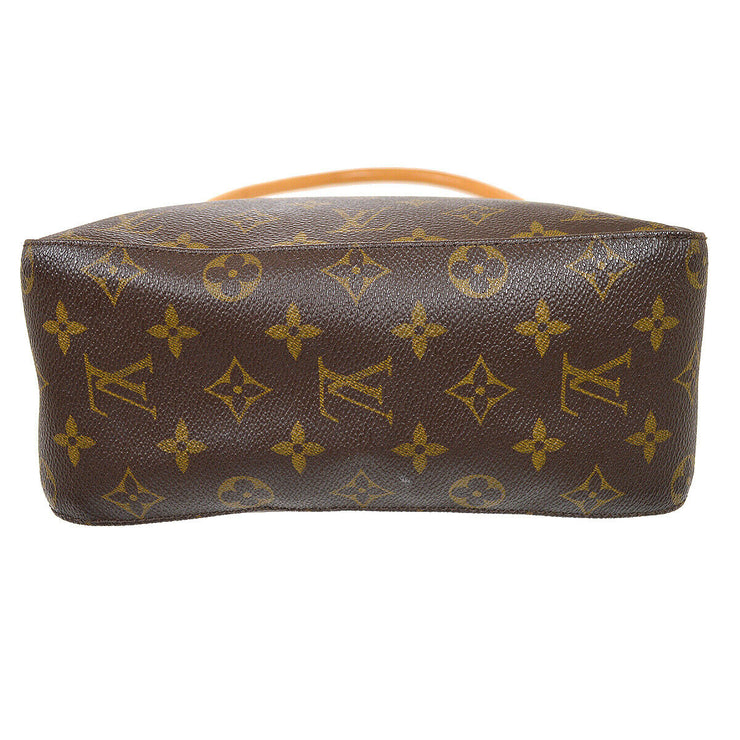 LOUIS VUITTON LOOPING MM HAND BAG FL0062 PURSE MONOGRAM CANVAS M51146 35700