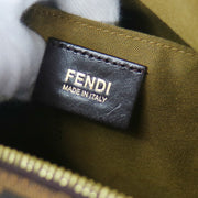 FENDI Zucca Pattern 2way Duffle Hand Bag Brown Red 72996