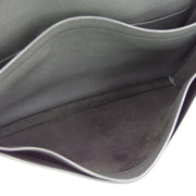 HERMES Sac A Depeche 38 Briefcase Hand Bag Black Veau Crispe Togo NR14058e