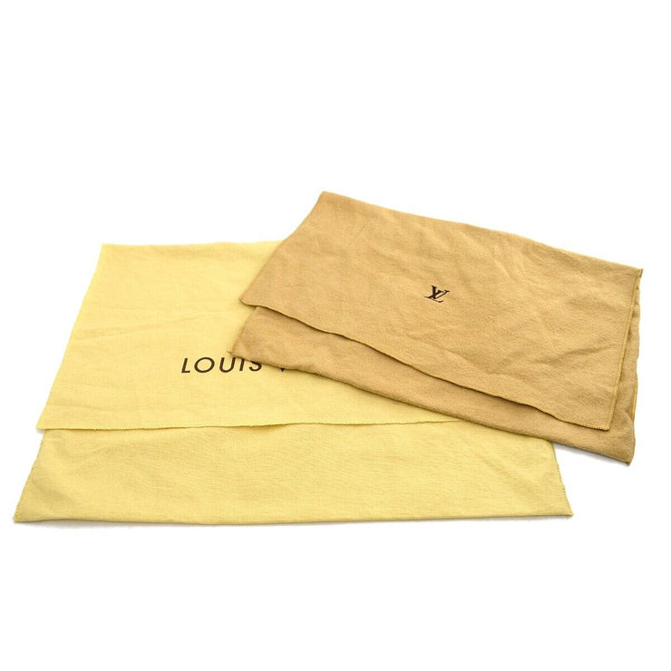 Louis Vuitton Dust Bag 10 Set Brown Beige 100% Cotton Authentic 88149