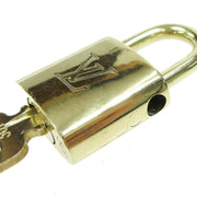 LOUIS VUITTON Padlock & Key Bag Accessories Charm 10 Piece Set Gold 81698