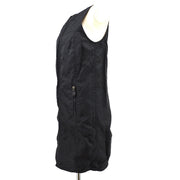 FENDI Zucca Reversible Sleeveless One Piece Dresses Black Brown Polyester 82959