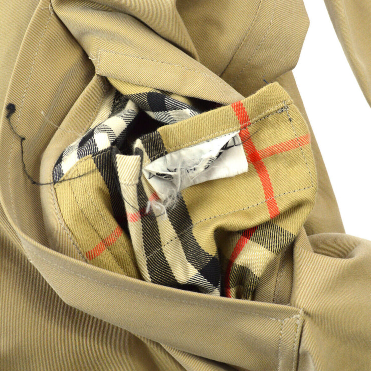 Burberry Long Sleeves Trench Coat Jacket Beige Single Breasted 02556