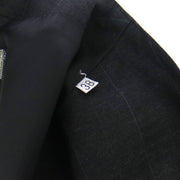 GIANNI VERSACE Vintage Stripe Motif Long Vest Jacket Gray AK34108h