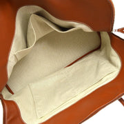 HERMES BOLIDE Relax Handbag Purse Sikkim Leather Brown X HA 006 NN 58311